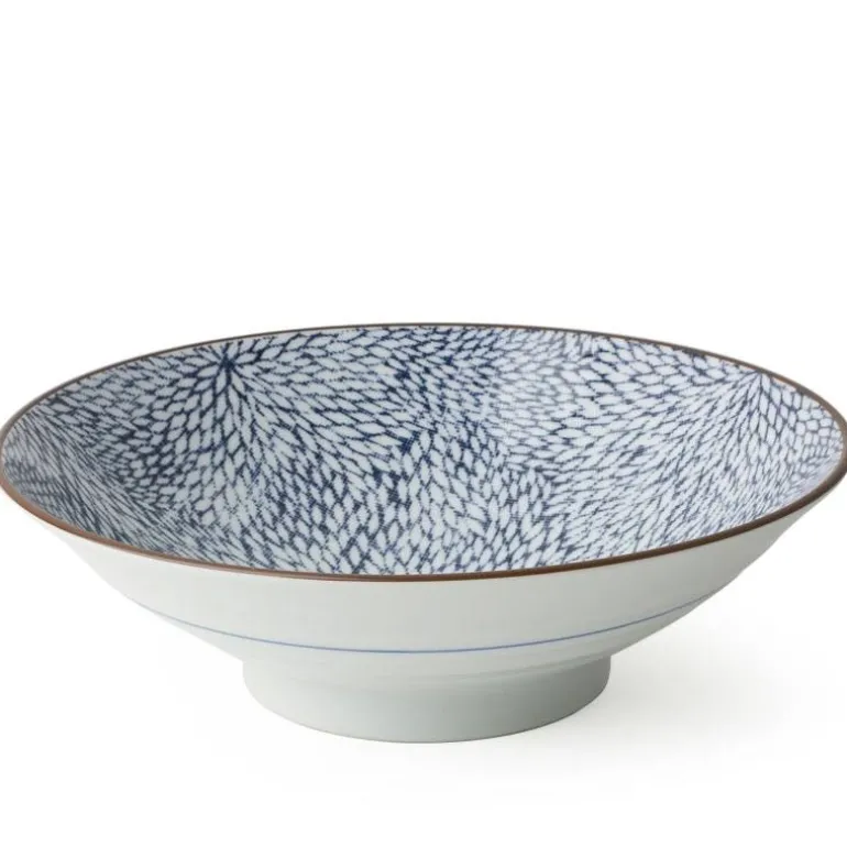 Aizome Mum 9.75" Serving Bowl