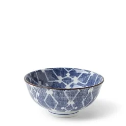 Beautiful blue and white pattern ceramics made in Japan available at Miya.