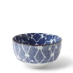 Beautiful blue and white pattern ceramics made in Japan available at Miya.