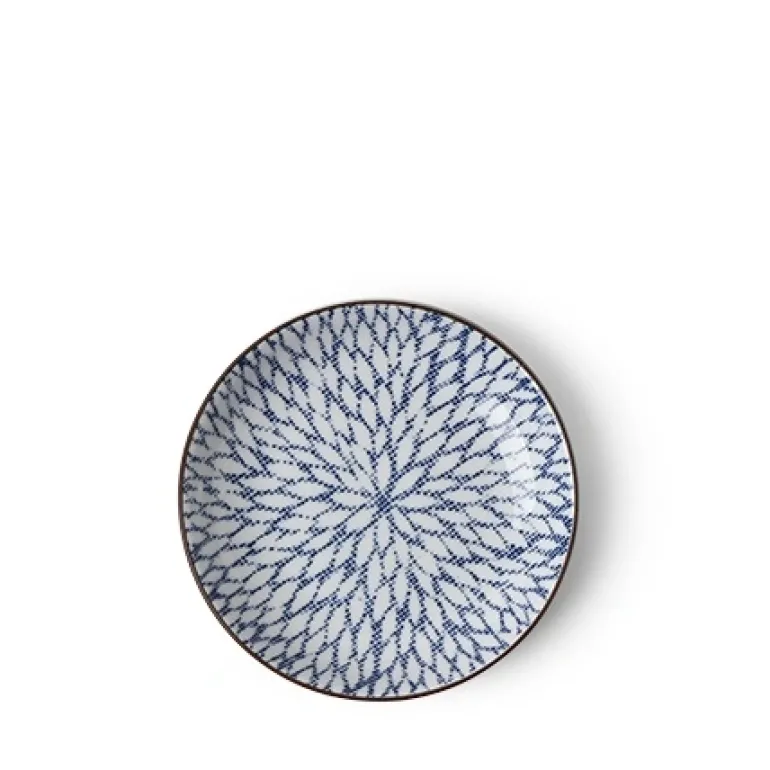 Beautiful blue and white pattern ceramics made in Japan available at Miya.