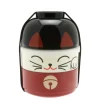 Bento Set Fortune Cat Red