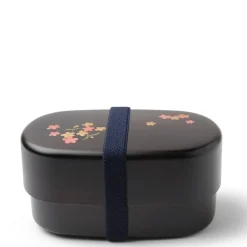 Bento Set Woodgrain Sakura Blossom