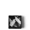 Black & White Brush Sauce Dish