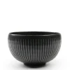 Black Cosmos Horsetails Bowl 5-3/8"