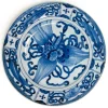 Blue & White 9.25" Plate - Takara Zukushi