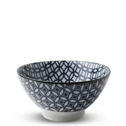 Blue & White Ramen Noodle Bowls Made in Japan Available at Miya.