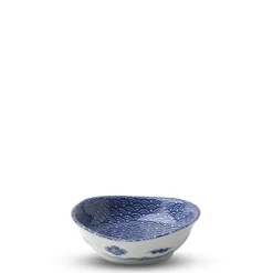 Blue & White Sauce Dish Made in Japan Available at Miya.