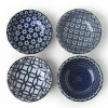 Blue and white ceramic sauce dish set made in Japan available at Miya!