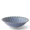 Blue and white design on beautiful ceramics made in Japan available at Miya.