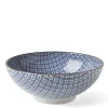 Blue and white design on beautiful ceramics made in Japan available at Miya.