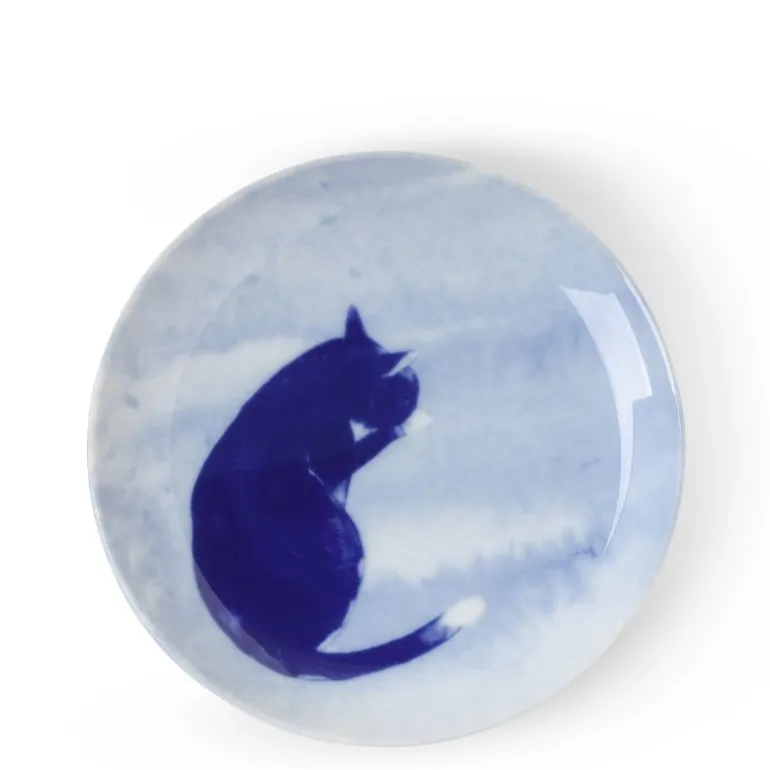 Blue Cat Grooming Plate