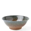 Blue Sand Crackle Bowl 8-1/2"