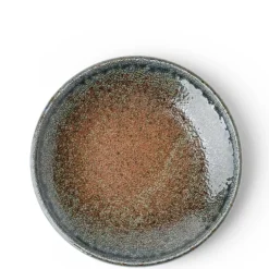 Blue Sand Crackle Plate 7-3/4"