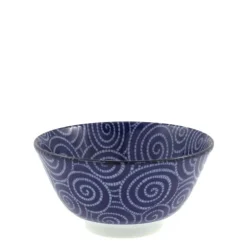 Bowl  Cobalt Cloud Swirls  5.75"