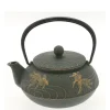 Cast Iron Teapot Bronze Goldfish