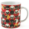 Cat Eyes Red Mug at Miya
