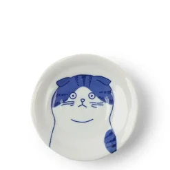 Cat Face Small Dish 4.75" Scott