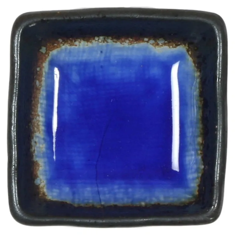 Cobalt Blue 3" Square Sauce Dish at Miya