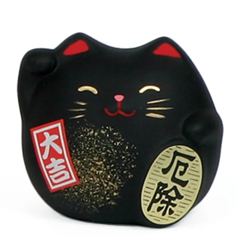 Feng Shui Cat 2.25" - Black