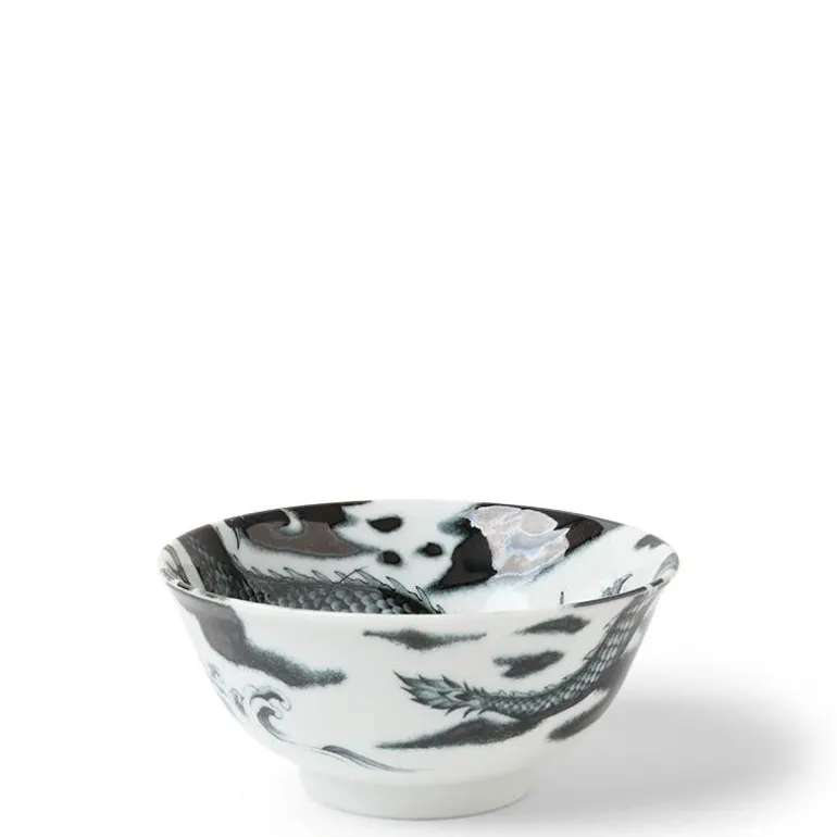 Flying Dragon 5.75" Bowl Gray