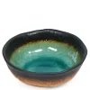 Kosui Green 5" Shallow Bowl at Miya.