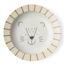 Mogu Mogu Lion Shallow Bowl 8.75"