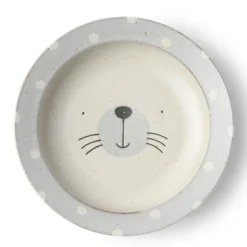 Mogu Mogu Seal Shallow Bowl 8.75"