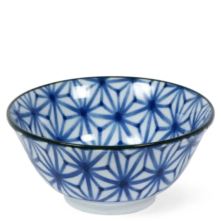 Monyou blue and white pattern Star 6" bowl