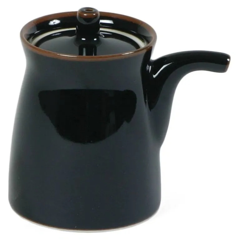 Mori Black G-type Sauce Pot at Miya