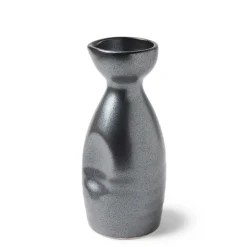 "Iron Glaze" Sake Bottle Made in Japan.