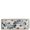 Rustic Blue Vines Rectangle Plate