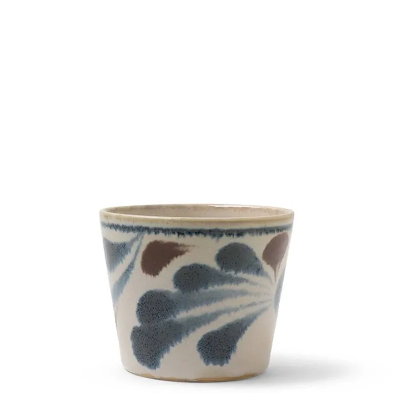 Rustic Blue Vines Soba Cup