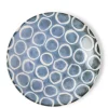Rustic White Circles 11" Plate
