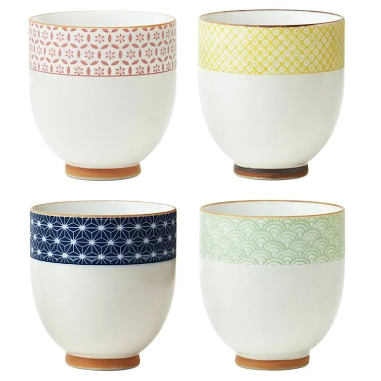 Sashiko Teacup Set 6 Oz.