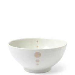 Satin White Dots 7-1/4" Bowl