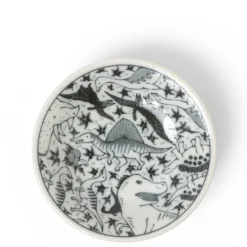 Sauce Dish 4" Happy Dinosaurs