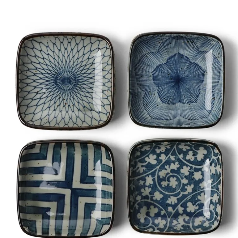 Sauce Dish 3.5" Vintage Set/4