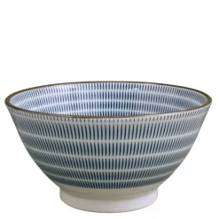 Sen Colors Navy Blue 7.5" Ramen Noodle Bowls from Japan at Miya.