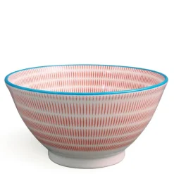 Sen Colors Red 7.5" Ramen Noodle Bowl from Japan at Miya.