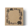 Stamp Hedgehog Forest Circle