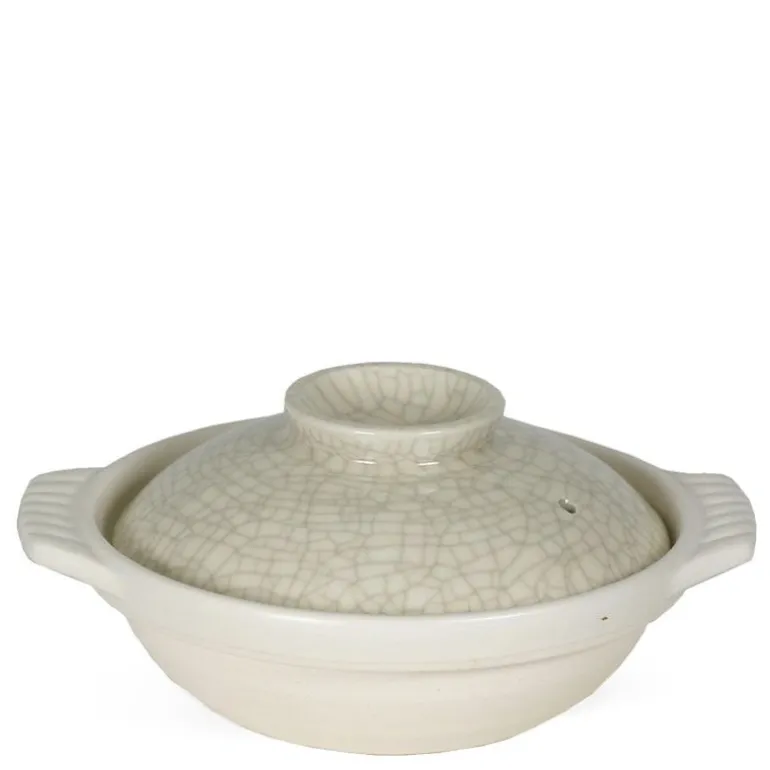 Sumi Kannyu White Donabe Casserole, 22 Oz.