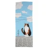Tenugui Cat on a Roof
