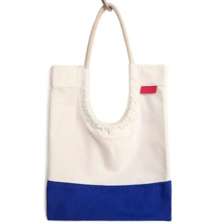 TOUTE Bag Tote White/Parisian Blue