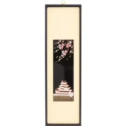 Wall Lacquer Art Sakura & Castle