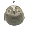 Wind Chime Owl Brown 2"