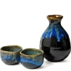 Yuugata Glaze Sake Set at Miya